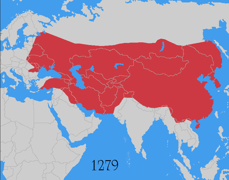 r/MapPorn - Mongol Empire at its height