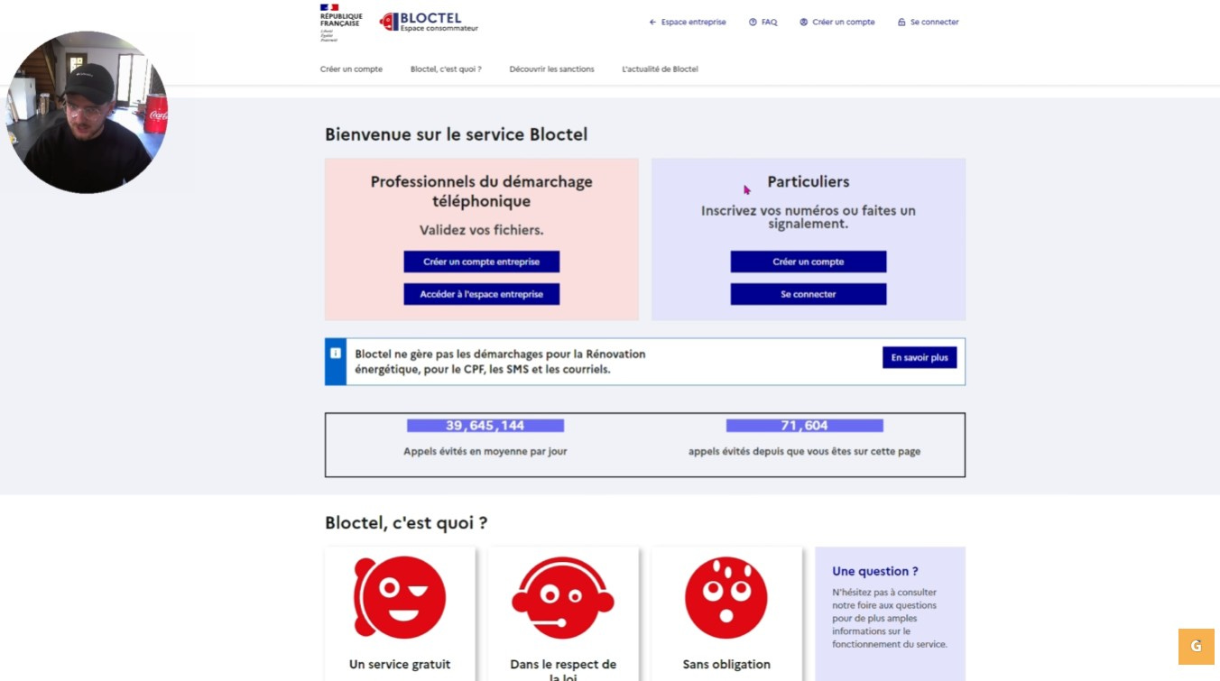 démarchage téléphonique