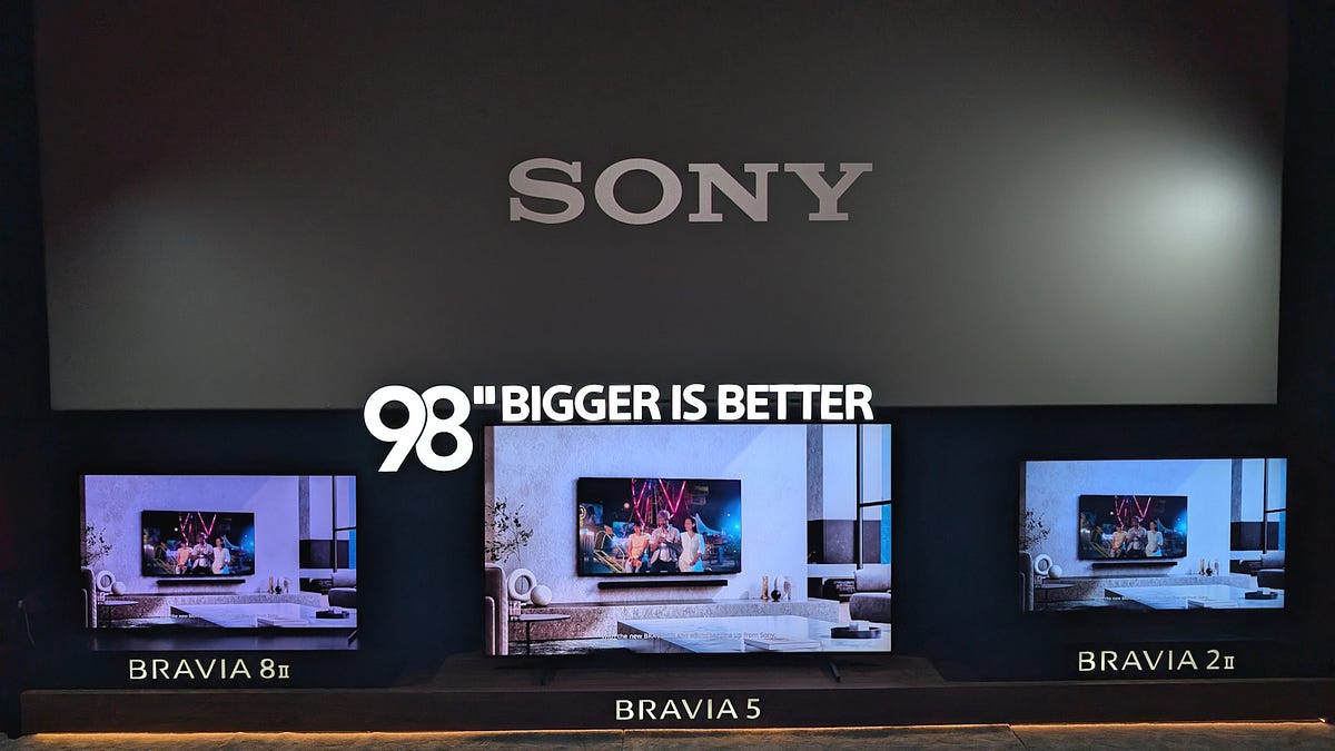 Creators' intent the focus of Sony's 2025 Bravia TVs