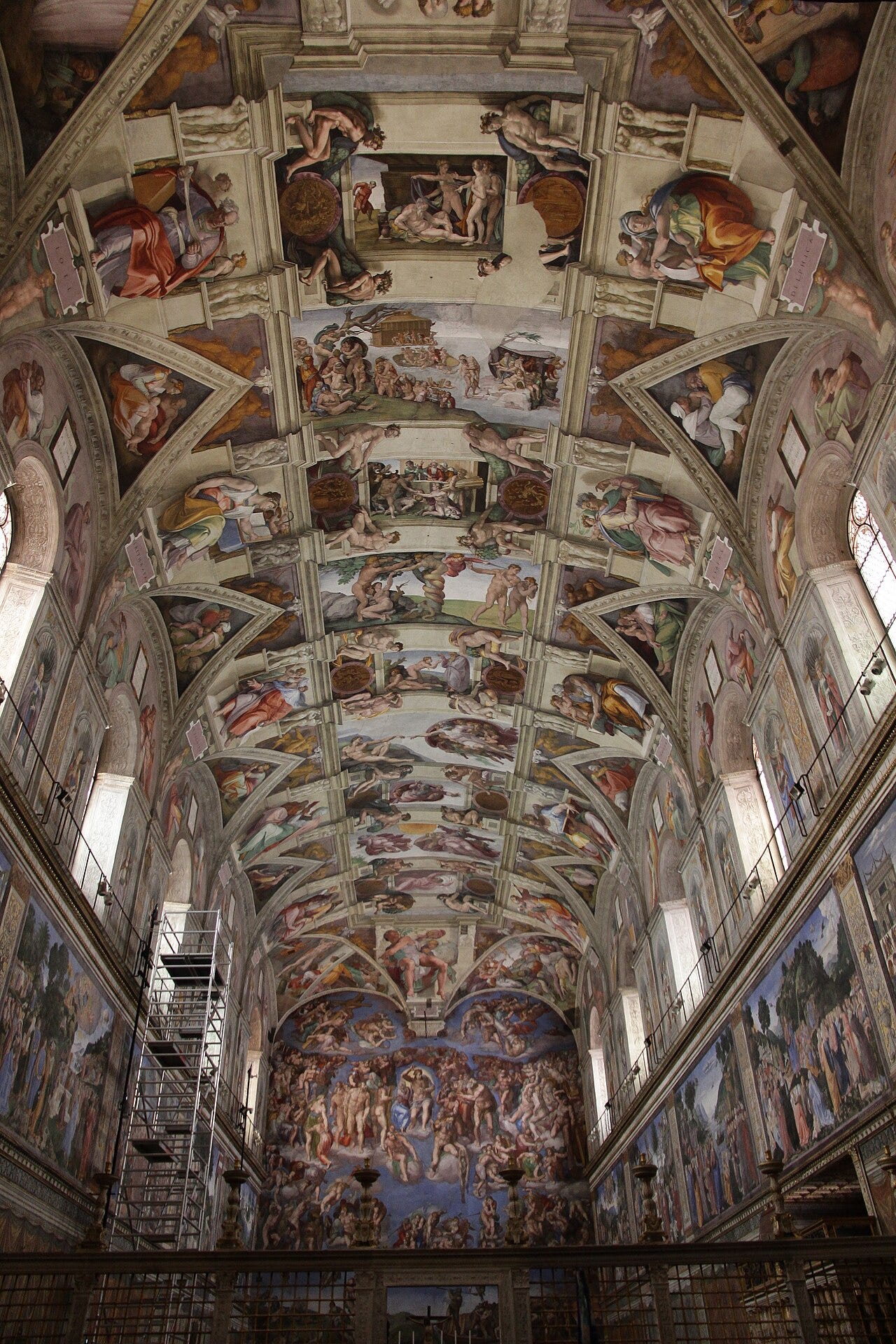 Michelangelo Sistine Chapel ceiling fresco