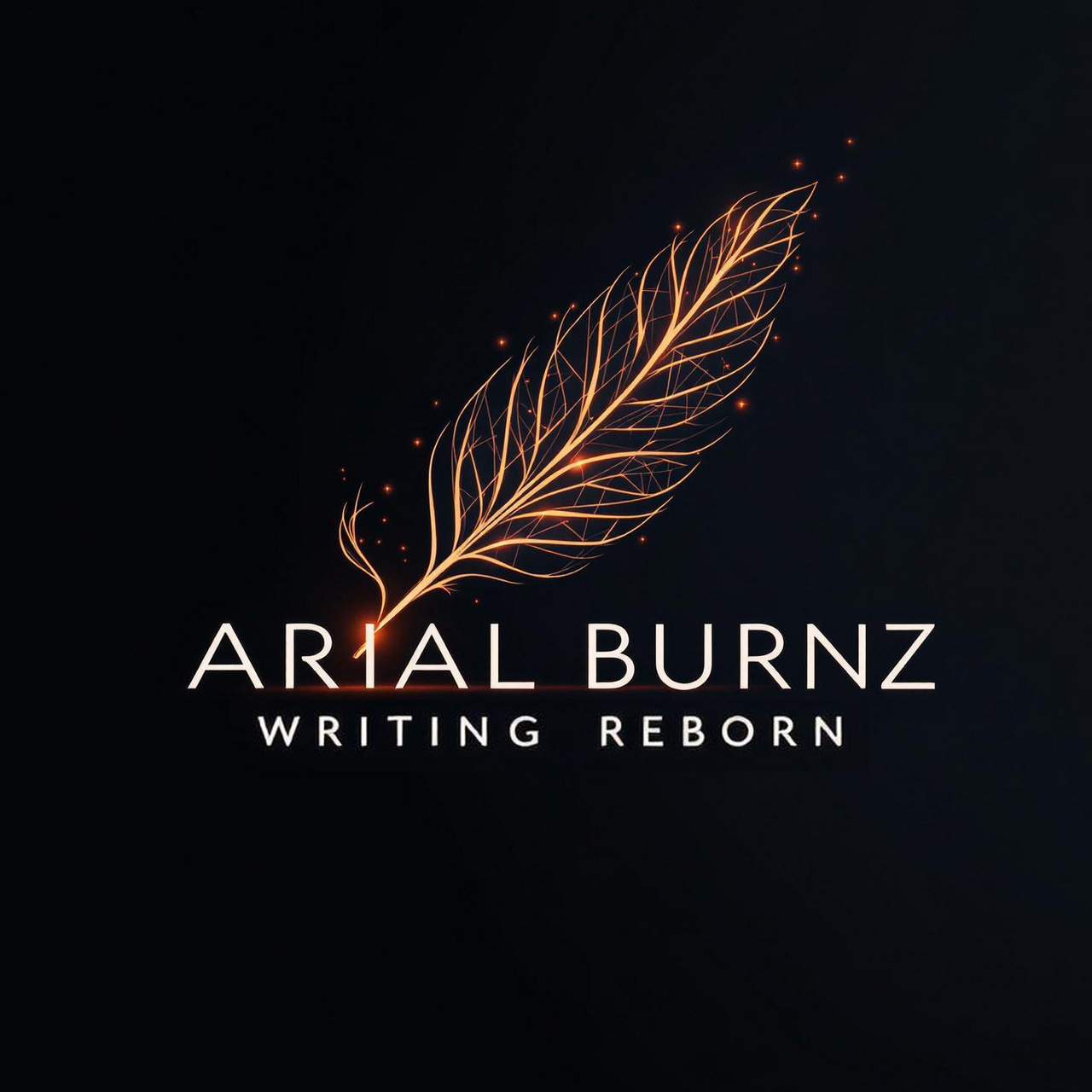 Writing Reborn with Arial Burnz logo