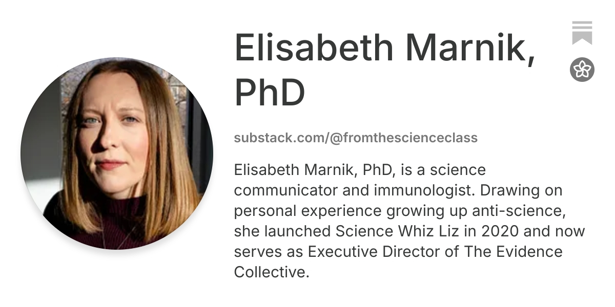 Elisabeth Marnik, PhD | Substack