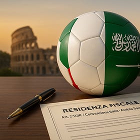 Calciatori italiani in Arabia Saudita e residenza fiscale: i nodi ancora irrisolti