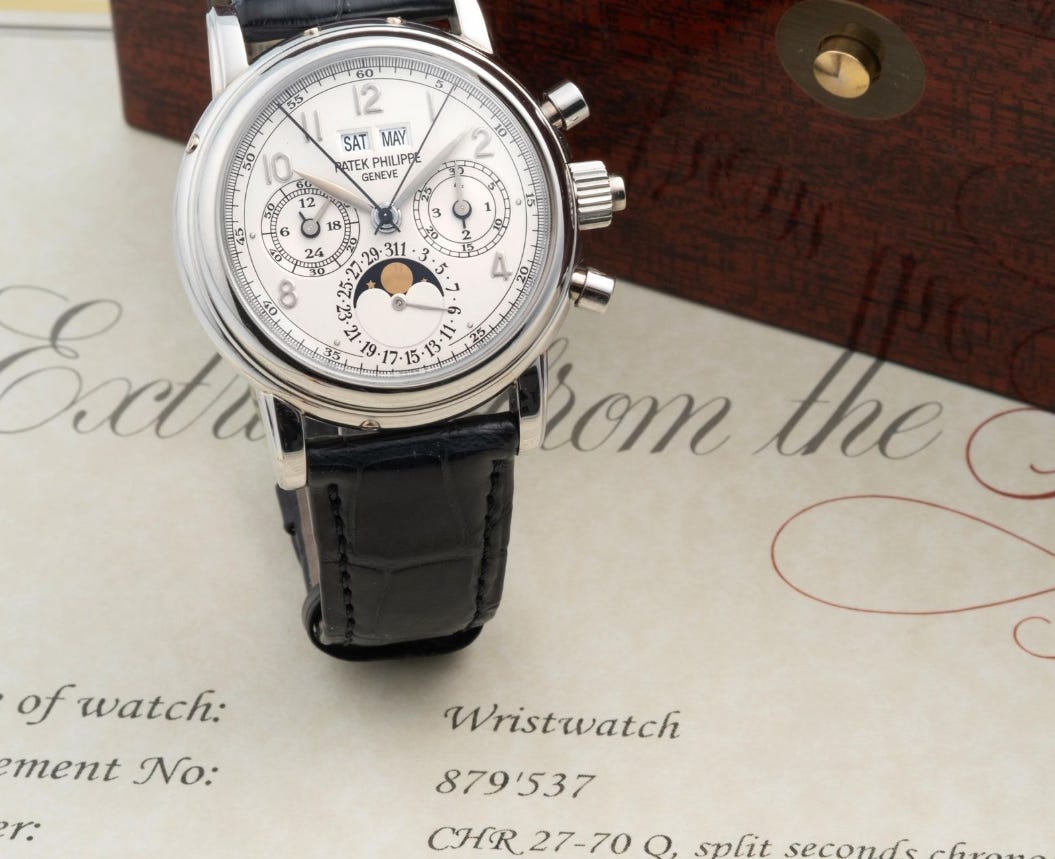 PATEK PHILIPPE, SWITZERLAND, REF. 5004 P, FIRST GENERATION, PLATINUM