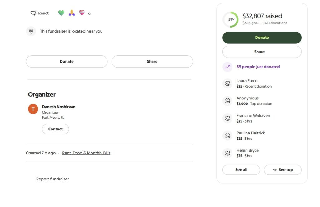 Snake Oil Star Danesh Noshirvan: Trust Fund TikTok agitator under investigation for a GoFundMe fraud after a $62K court sanction.
