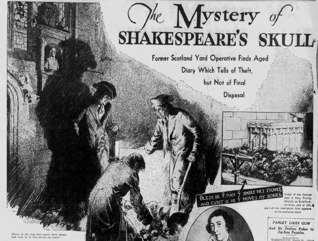 Newspaper clipping, Woodhall’s Shakespeare article, Kansas City Journal-Post, 26 March 1933 Newspaper clipping, Woodhall’s Shakespeare article, Kansas City Journal-Post, 26 March 1933