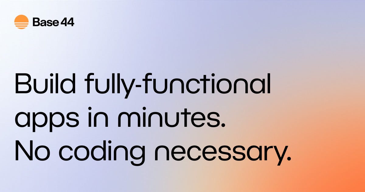 Base44 no-code app builder