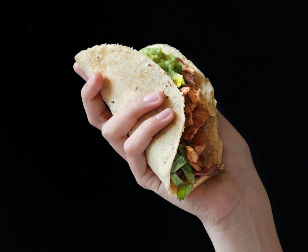 taco with vegetables taco with vegetables