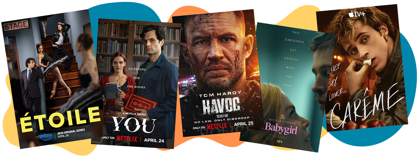 What to watch on streaming services this weekend, April 25 | Double Take TV Newsletter | Jess Spoll and Jenni Cullen