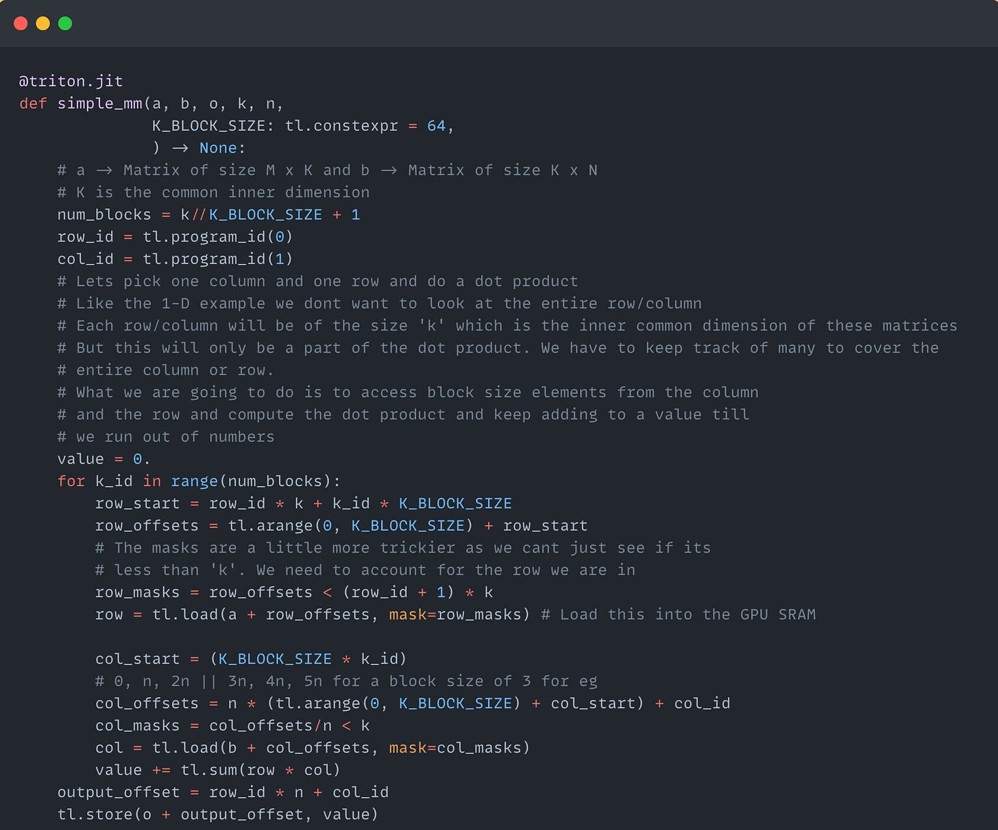 Simplifying CUDA kernels with OpenAI's Triton