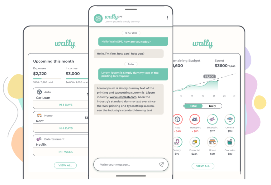 Wally - World's 1st GPT-Powered Personal Finance App