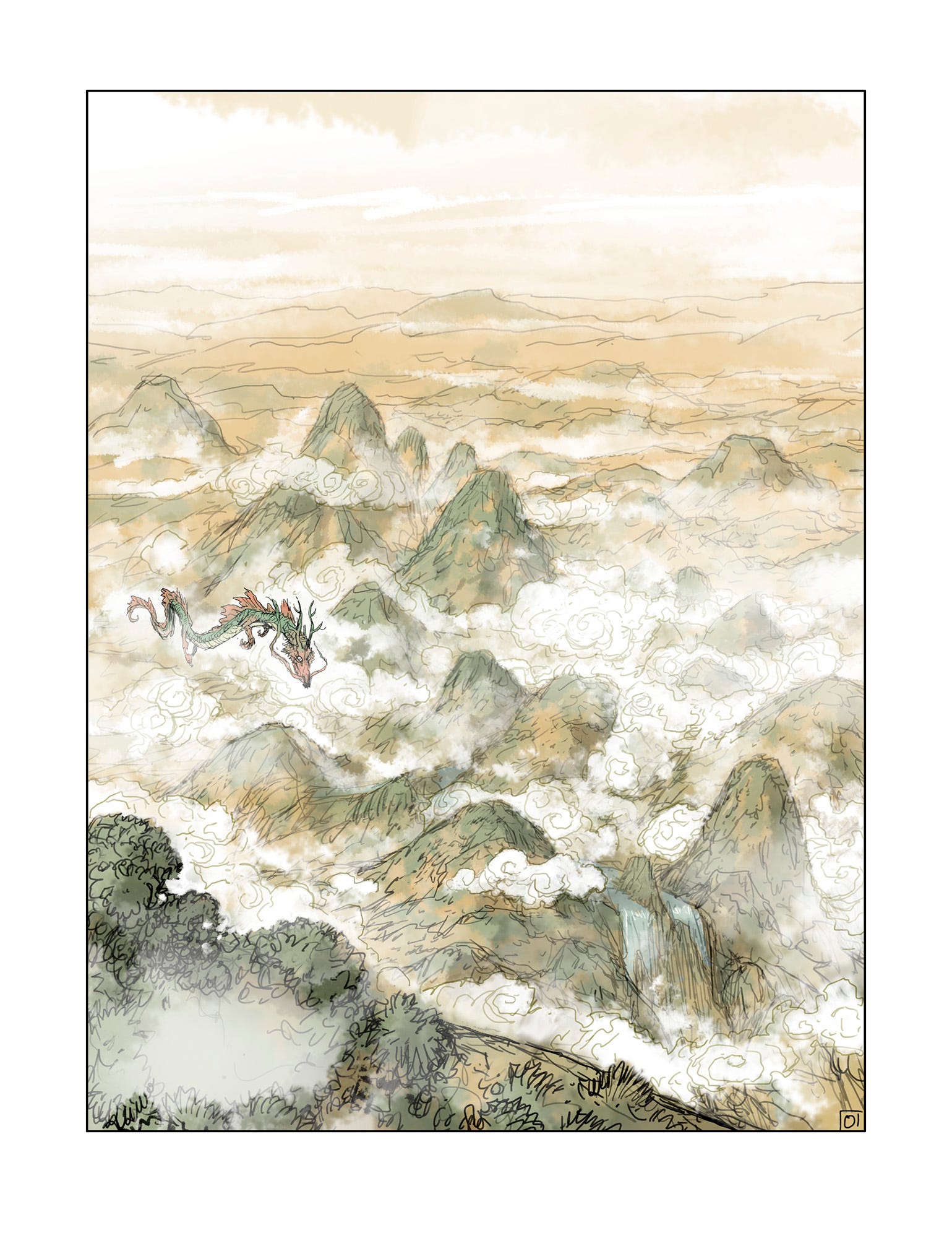 Comics Artopsy #8 - by Niko Henrichon - Exploding Giraffe