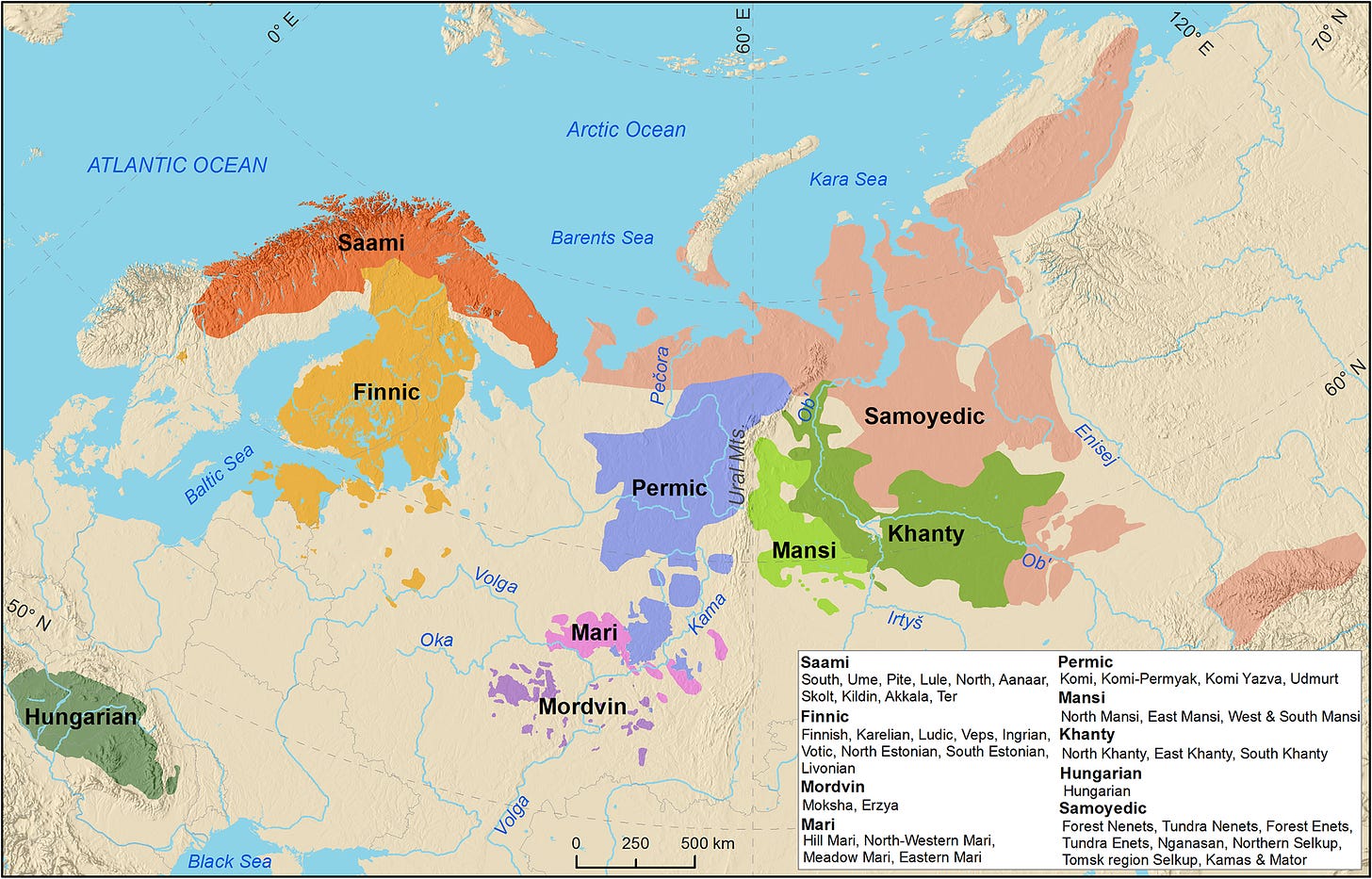 Uralic languages - Wikipedia