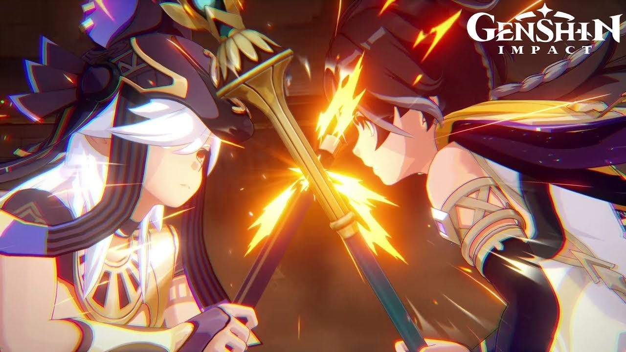 Cyno vs Sethos Epic Fight - Genshin Impact 4.6 CUTSCENE - Genshin ...