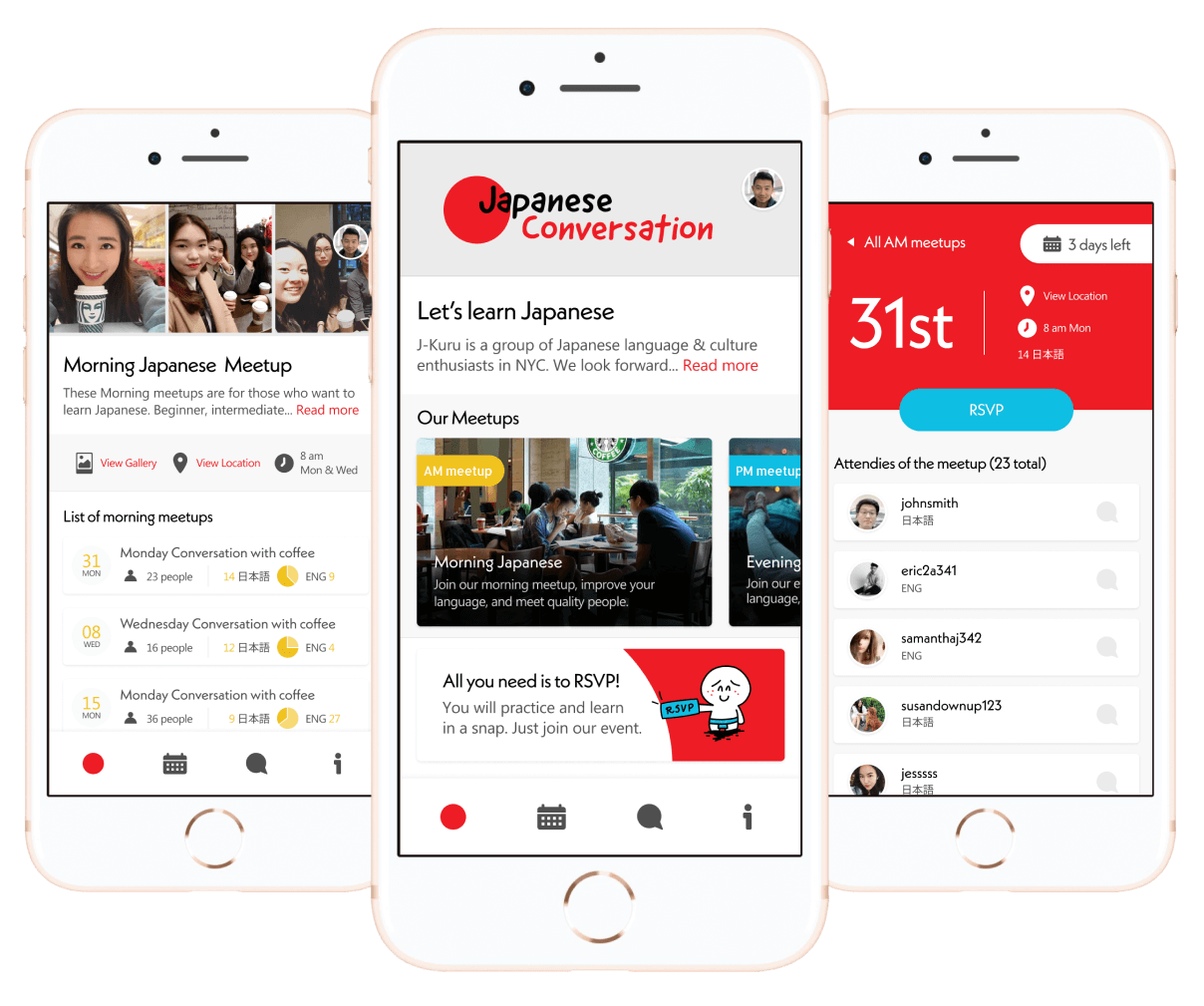 Meetup App - Mario Movement Design