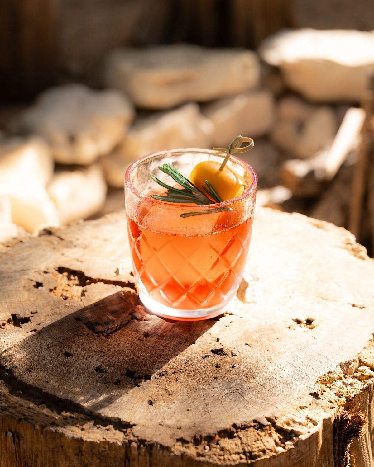 A signature cocktail at The Wayback Café