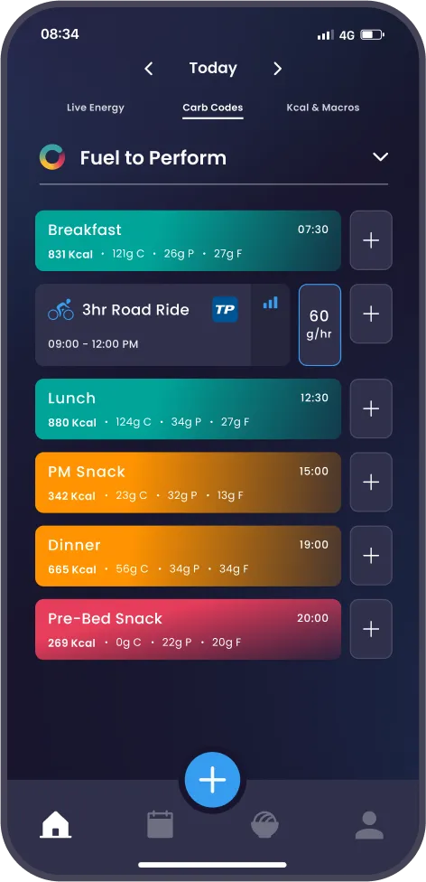 Hexis App screen interface Hexis App screen interface