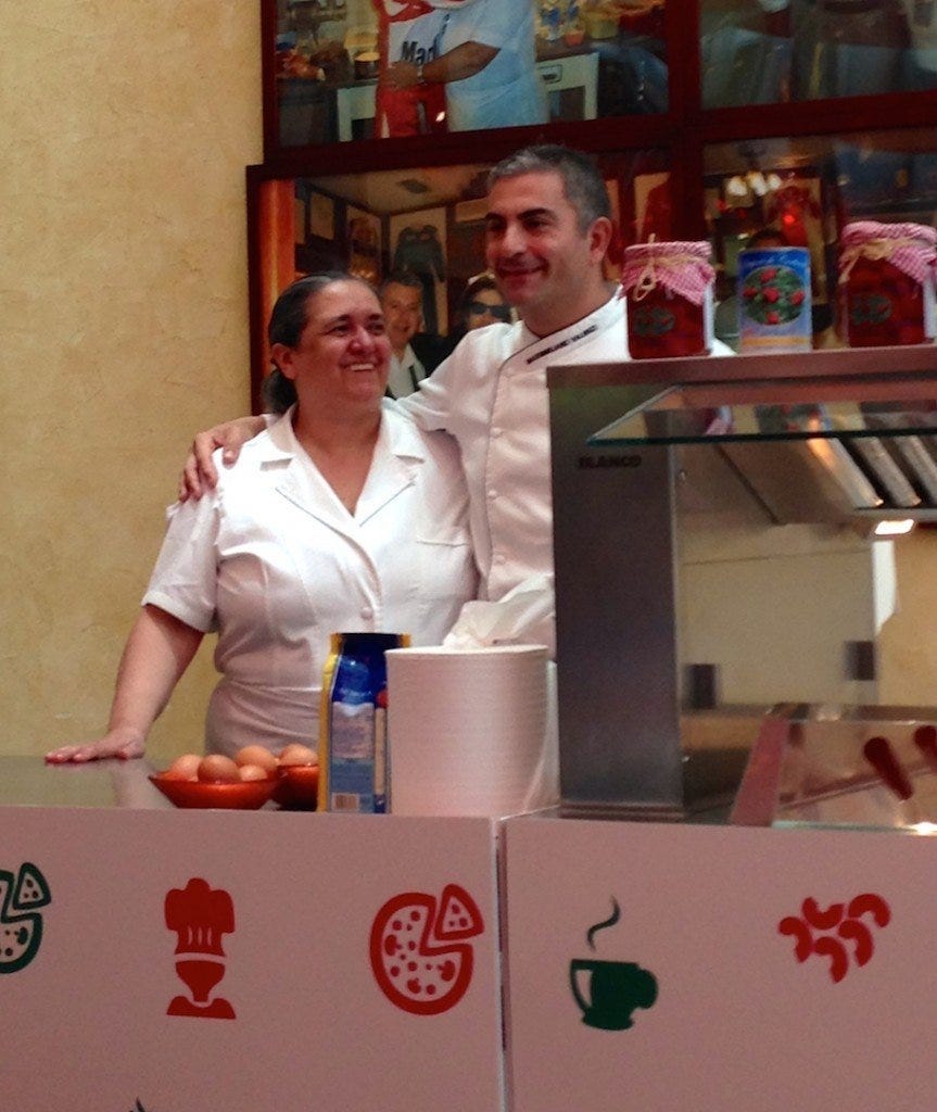 Mamma Rossella and Massimiliano Valenzi, Executive Chef