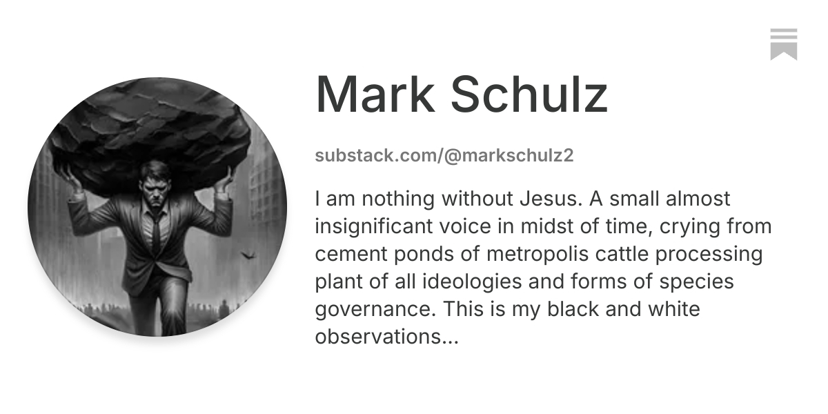 Mark Schulz | Substack
