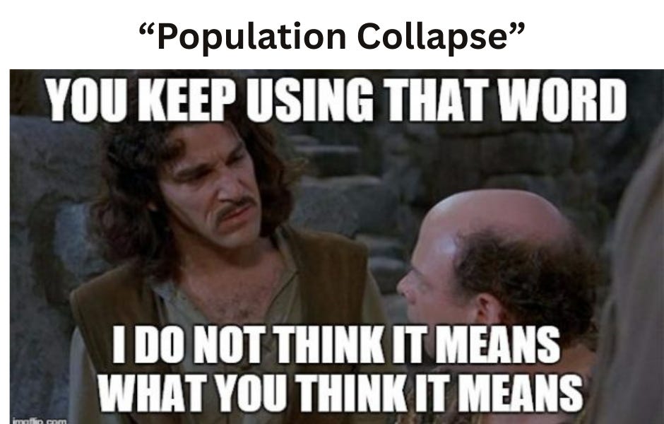 Is our population collapsing?
