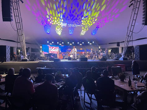 Savannah Jazz Big Band w/ John Dokes, Teddy Adams, Jam Session, Quentin Baxter, Barry Greene, Huxsie Scott, Beautiful Savannah, Crowd at Jazz Fest