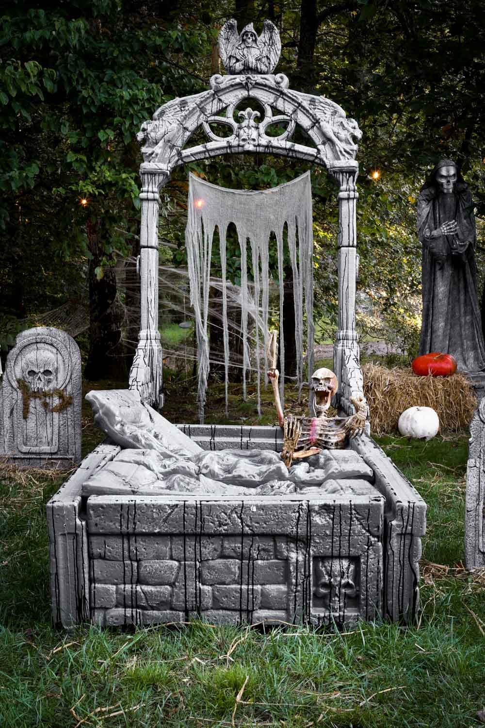 Transform Your Front Yard Into a Haunted Graveyard for Halloween - The Home  Depot
