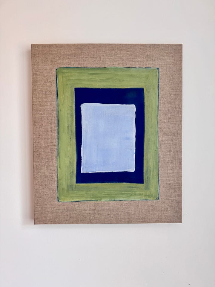 color fields oil painting 