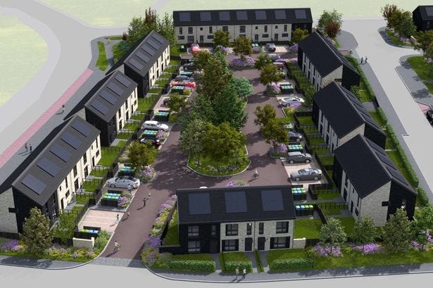 How the new homes could look. Image: Glasgow City Council.