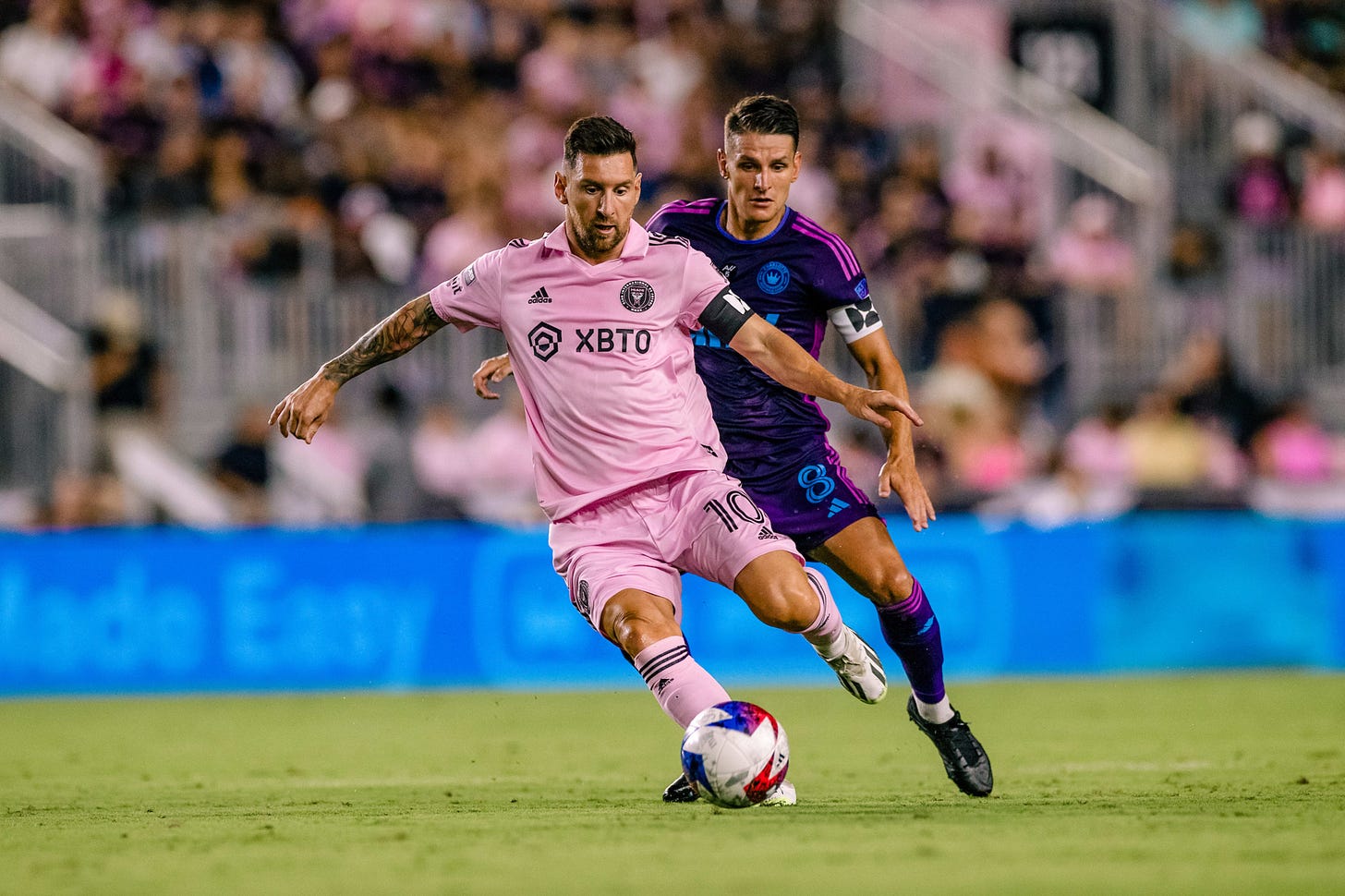 Ashley Westwood and Charlotte FC hunting down Messi and Miami for playoff spot. (Photo courtesy of Charlotte FC.)