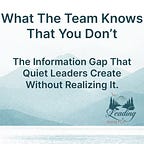 Leading Quietly
