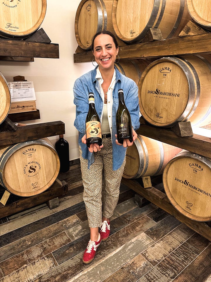 Wine tasting at Jasci e Marchesani