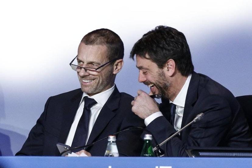 Alexandre Ceferin (UEFA) : « À mes yeux, Andrea Agnelli n'existe plus » -  L'Équipe