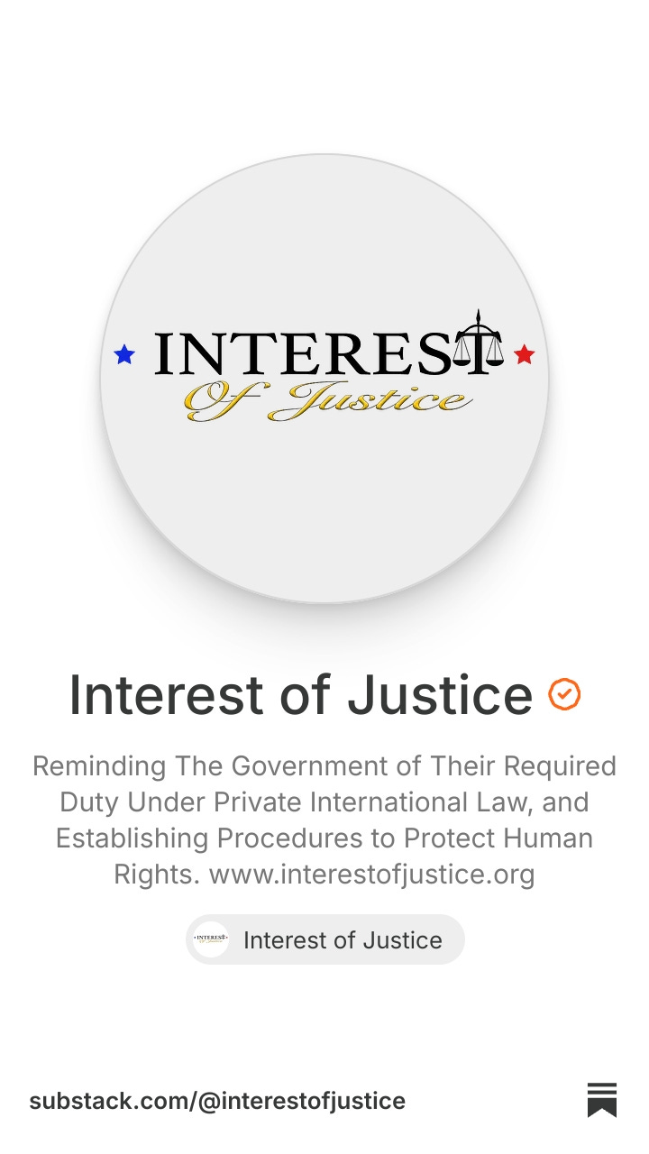 Interest of Justice | Substack
