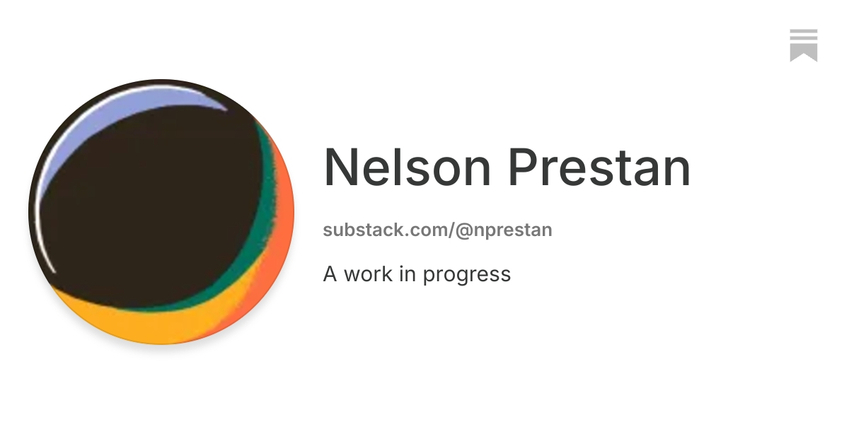 Nelson Prestan | Substack
