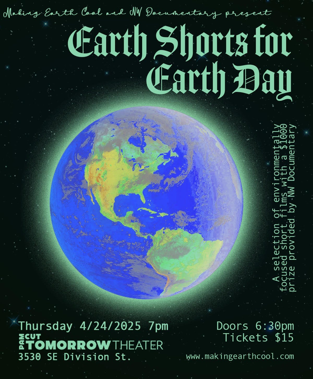 Poster for Earth Shorts For Earth Day x Making Earth Cool Poster for Earth Shorts For Earth Day x Making Earth Cool