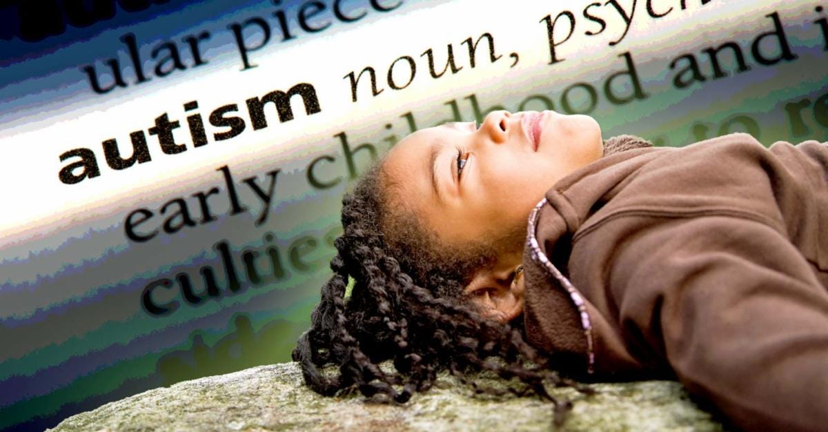 word "autism" and girl word "autism" and girl
