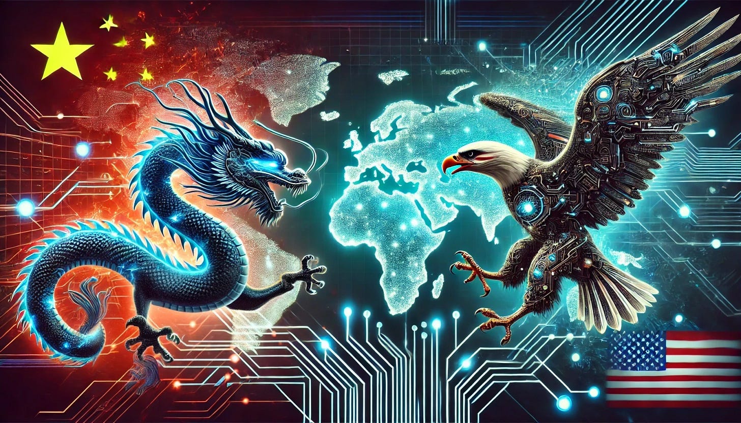 an AI dragon fighting an eagle AI an AI dragon fighting an eagle AI