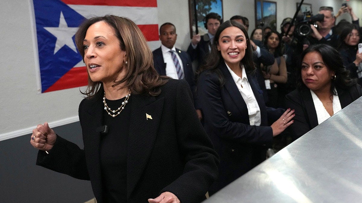 Harris spends last few campaign moments with 'Squad' member AOC Harris spends last few campaign moments with 'Squad' member AOC