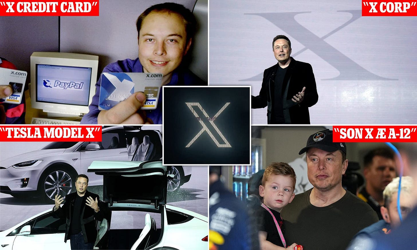 Inside Elon Musk's 25-year history and obsession with the letter X as he prepares to rename and rebrand Twitter | Daily Mail Online Inside Elon Musk's 25-year history and obsession with the letter X as he prepares to rename and rebrand Twitter | Daily Mail Online