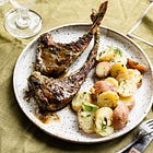 Summer Lamb Chops and French Potato Salad
