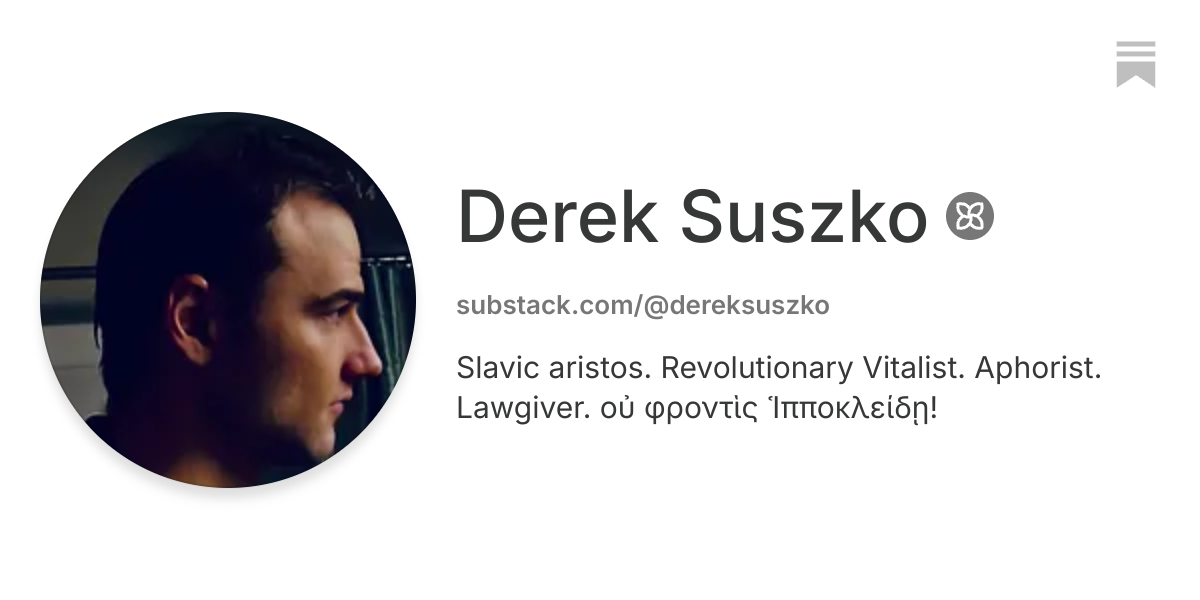 Derek Suszko | Substack