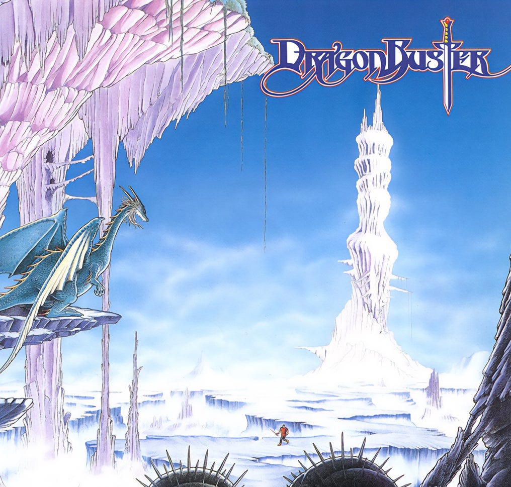 Dragon Buster, Namco's arcade dragon-slaying loop