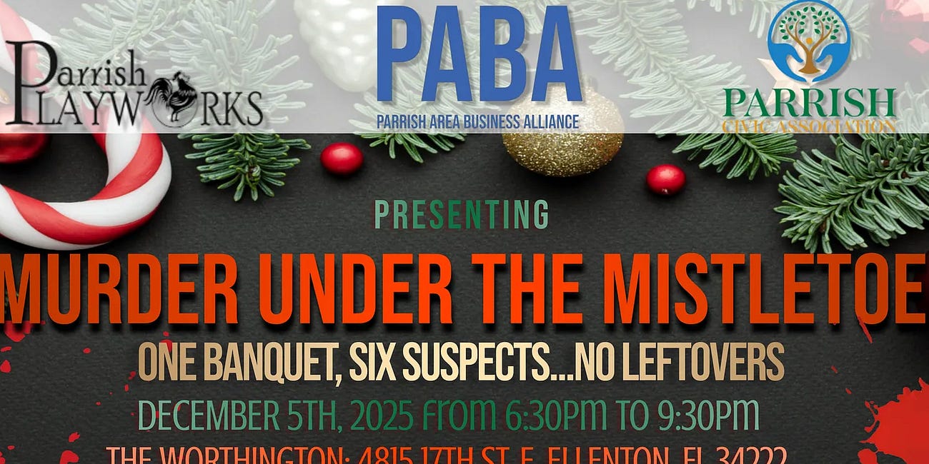 Holiday Whodunit: “Murder Under the Mistletoe” Dinner Show Set for December 5