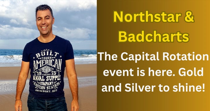 Capital Rotation Event Northstar & Badcharts - The Capital Rotation event is here. Gold and ...