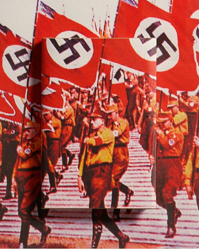 Nazis marching