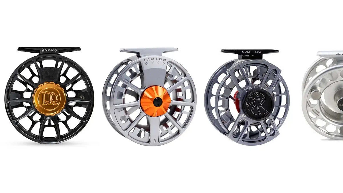 リール Kiraku Halcyone Large Trout. #6-#8 The Best Four Fly Reels for Trout