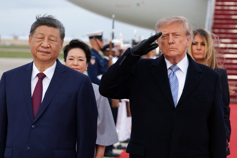 Xi Jinping chega a Washington e é recebido por Trump | G1 Xi Jinping chega a Washington e é recebido por Trump | G1