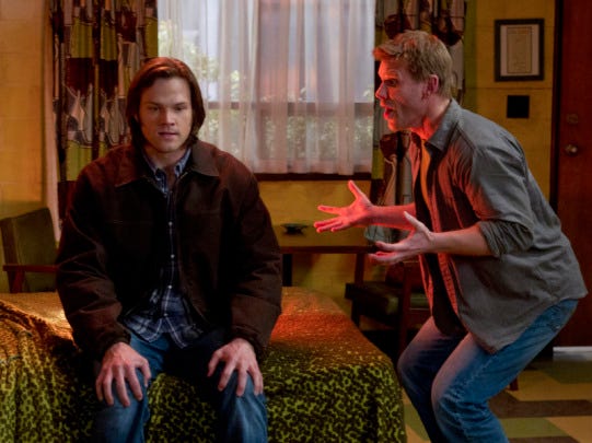 mark pellegrino lucifer with sam winchester mark pellegrino lucifer with sam winchester
