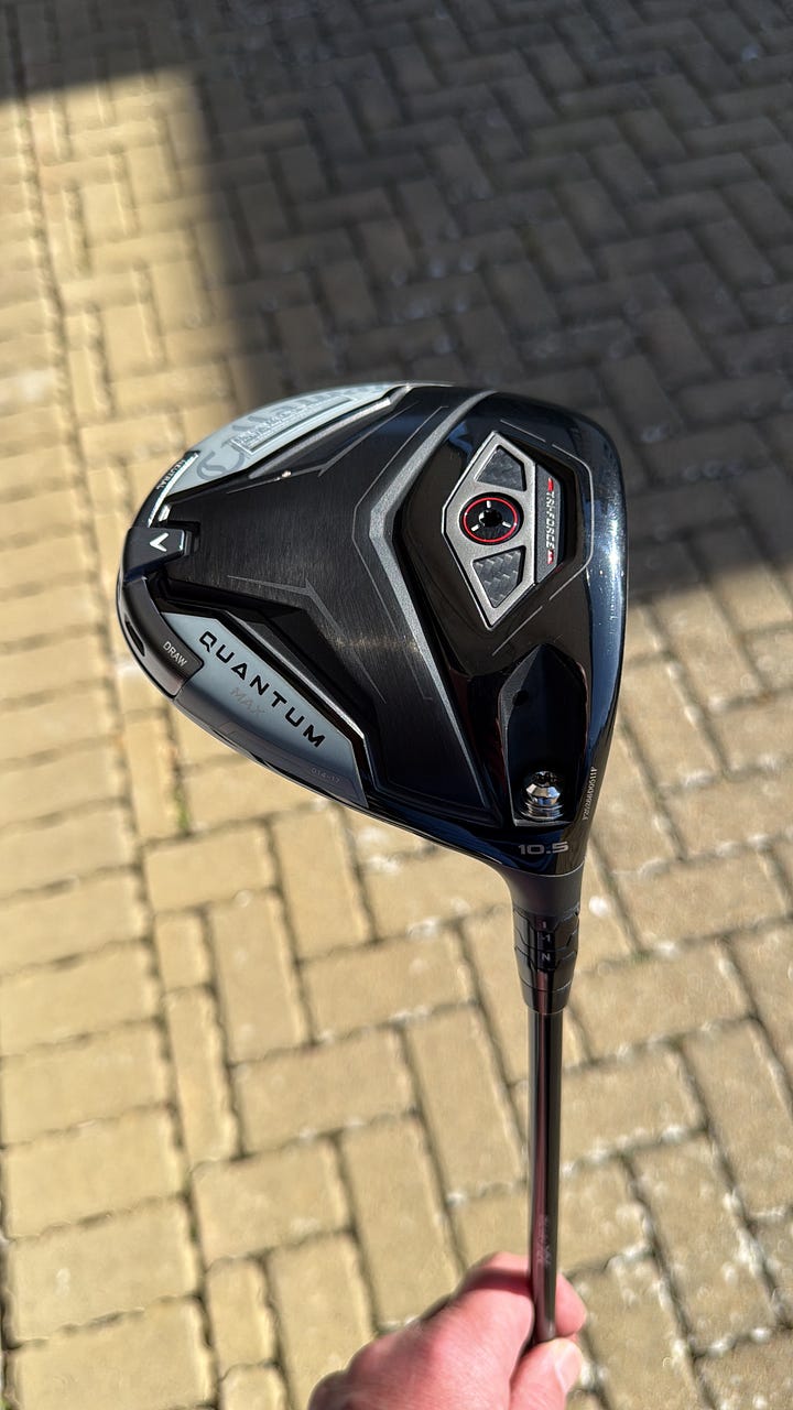 two photos of the Callaway Quantum Max