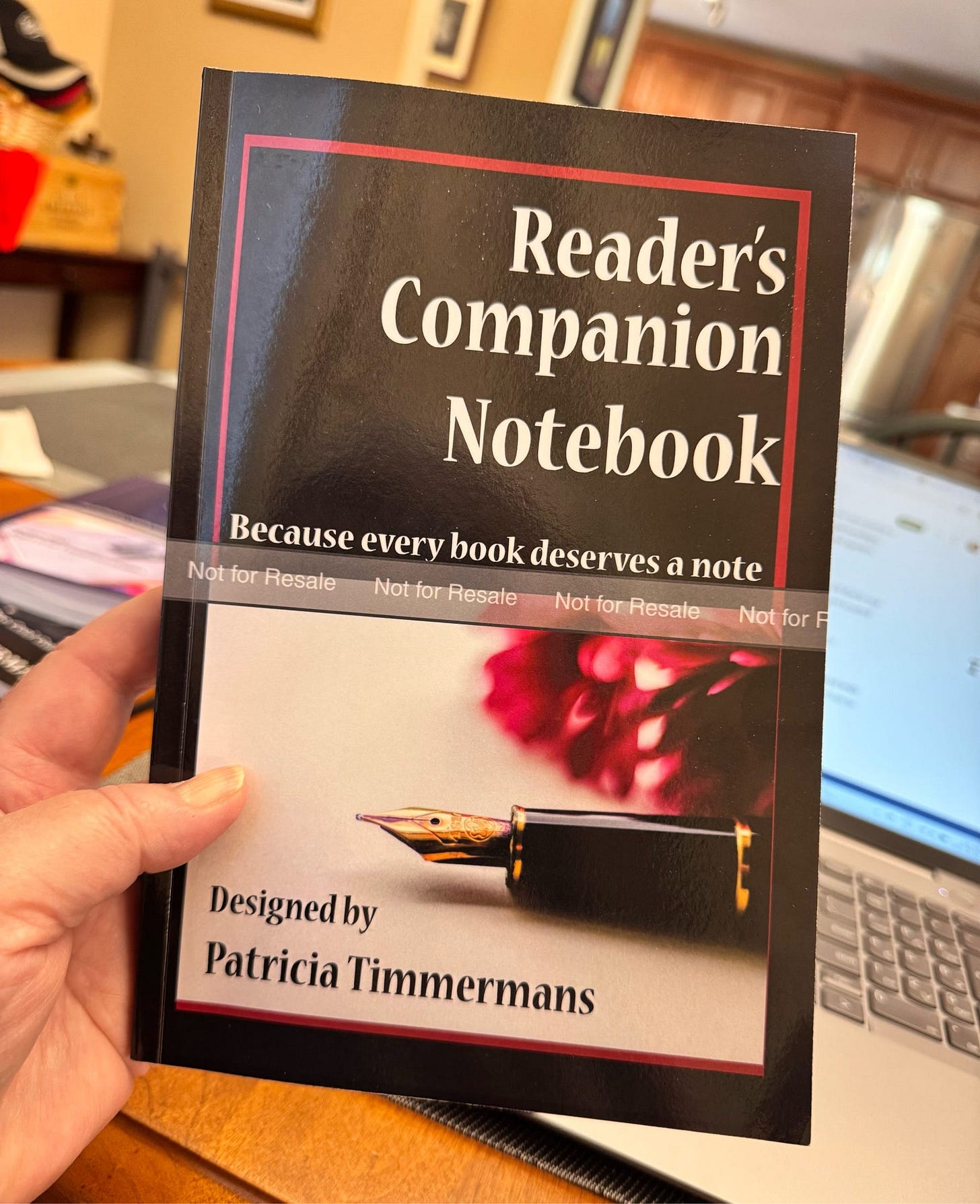 A proof copy of my Reader's Companion Notebook